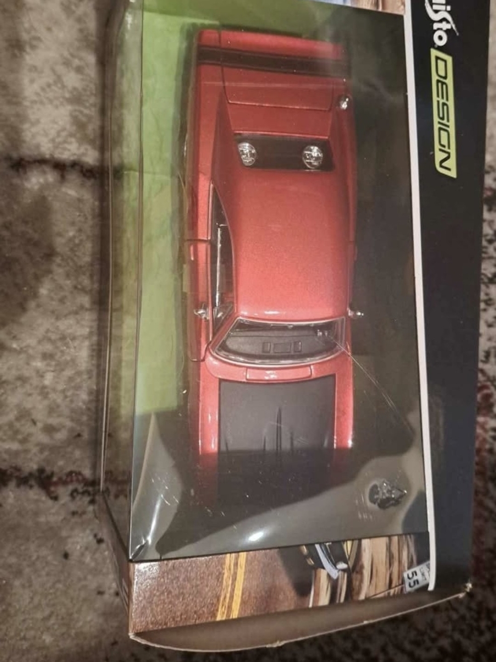 Dodge 1969 - Red Die-Cast Classic Car Model - Design Series